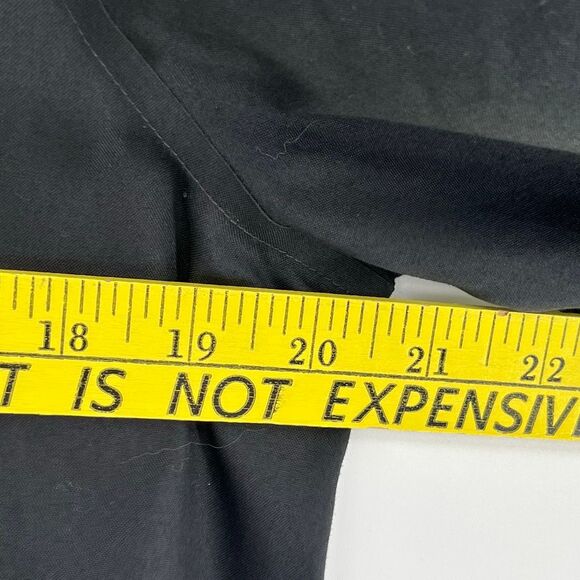 NWT CHICO’S Sloane Black Button Down Shirt Sz 1 (M/8) Effortless No-Iron Cotton - Picture 11 of 16